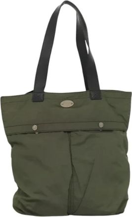 Celine Pre-owned Nylon celine-bags - Dames - Vintage Shopper - Groen - ONE Size - Nylon - Vintage