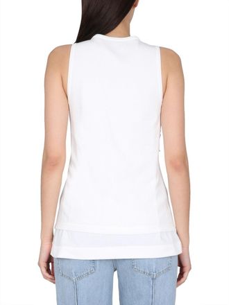 Bottega Veneta Cotton-Blend Jersey Shirt - White