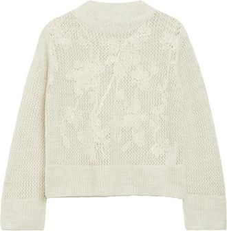 s.Oliver Jersey de punto - Knitwear - Mujer - Beige - 3XL