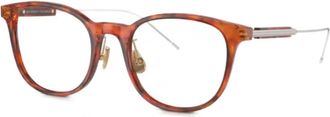 Brunello Cucinelli round-frame glasses - Brown