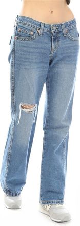 Levi's Womens Levis Noughties Boot Relaxed Fit Jeans in See No More - Blue - Size 26W/32L