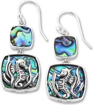 Samuel B. Seahorse Drop Earrings in Blue And Green at Nordstrom Rack