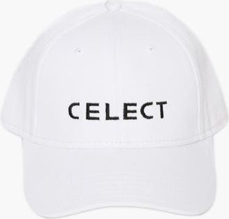 The Celect Name Mid Rise Cap in White at Nordstrom