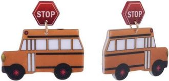 Hallmark Acrylic School Bus Earrings in Yellow at Nordstrom