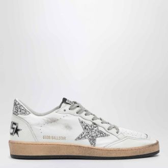 Golden Goose Ball Star white/silver trainer