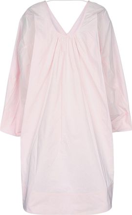 Jacquemus Womens Robe Dress Pink Principal Polyester Cotton
