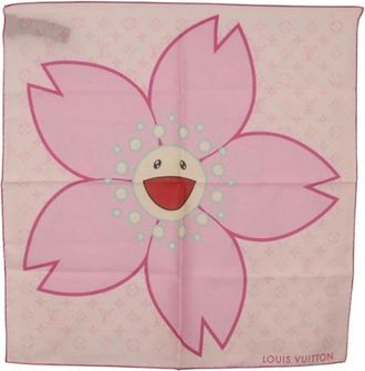 Louis Vuitton Pre-owned Canvas Scarf - Dames - Vintage Accessoires - Roze - ONE Size - Vintage
