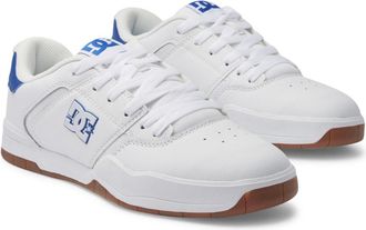 DC Sneaker DC SHOES Central, Herren, Gr. 6,5(38,5), weiss (wei&szlig;, blau), Obermaterial:Obermaterial: Leder / Futter: Textil / Aussensohle: Gummi;, Schuhe S