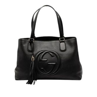 Gucci Pre-owned Tote Bags, female, Black, Size: ONE SIZE Pre-owned Vintage Tote Bag