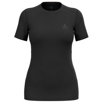 Odlo Merino 160 Baselayer Crew Neck S/S Merinounterw&auml;sche f&uuml;r Damen | schwarz