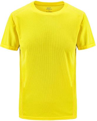 Generic WINWUQB Mens T-Shirts Crew Neck Short Sleeve Plain T Shirt Sports Running Workout Basic Tees Lightweight Summer Casual Breathable Tops (Yellow,7XL)