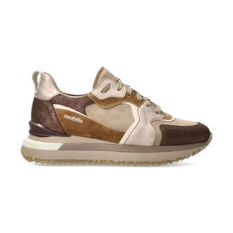 Mephisto Ergonomische Bruine Damessneaker - Dames - Sneakers - Bruin - 42 1/2 EU - Schoenen