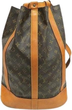 Louis Vuitton Pre-owned Bucket Bags, male, Brown, Size: ONE SIZE Pre-owned Randonnée GM Monogram 2way Bag