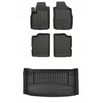 OEM Set 3d Alfombrillas Y Alfombrilla Para Maletero Fiat Panda 2 Hatchback 2003-2012