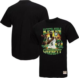 Mitchell & Ness Mens Mitchell & Ness Kevin Garnett Black Boston Celtics Collage T-Shirt at Nordstrom, Size Medium