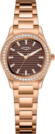 Rotary Womens RLB10020-16 Ladies Heritage Watch - Rose Gold - One Size