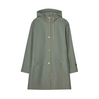 Busnel Britte Regenjas Khaki Groen - Dames - Regenjassen - Groen - L - Polyester - Jassen