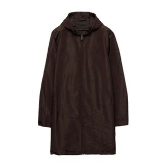 Prada Hombre, Abrigos, Marr&oacute;n, Talla: S