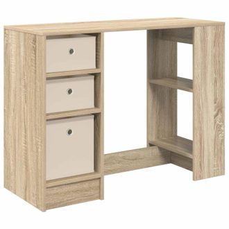 vidaXL Escritorio Roble Sonoma 100 X 40 X 75 Cm Madera De Ingenier&iacute;a Vidaxl