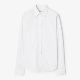 Burberry Classic Fit Cotton Poplin Formal Shirt, Brand Size 10 (US Size 8)