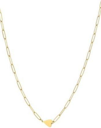 Adornia Tarnish Resistant 18K Gold Plated Heart Pendant Necklace at Nordstrom Rack