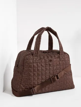 Talbots T By Talbots Leopard Weekender Bag - Dark Chocolate - 001