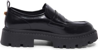 Ash Studded Zwarte Loafers - Dames - Platte Schoenen - Zwart - 40 EU - Schoenen