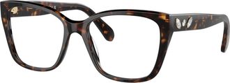 Swarovski Glasses, unisex, Black, Size: 53 MM 0Sk2008