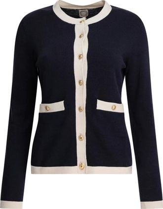 Ines De La Fressange Cardigan girocollo - Blu
