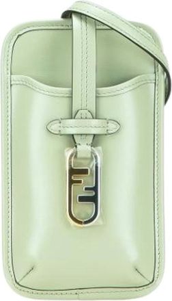 Fendi Pre-owned Cross Body Bags, female, Green, Size: ONE SIZE Pre-owned Vintage Cross Body Bag