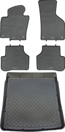 OEM Volkswagen Passat B6 Sed&aacute;n De 2005 A Octubre De 2009. Juego De Alfombrillas De Goma Para Coche Y Alfombrilla Para Maletero