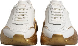 Dolce & Gabbana White Gold Daymaster Low Top Sneakers Womens Shoes (Pre-Owned)
