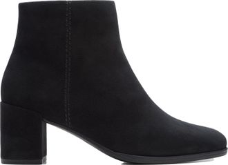 Clarks Womens Modern Chukka Boot, Black Suede, 6 UK