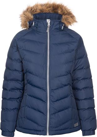 Trespass Nadina Waterproof Padded Jacket in Navy at Nordstrom, Size Xx-Small