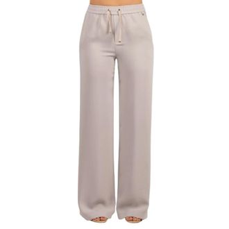 Herno Wide Trousers, female, Gray, Size: XS Lucent Cady Fluid Trousers