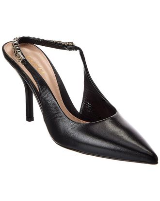 Gucci Signoria Leather Slingback Pump
