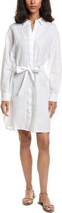 James Perse Linen Mini Shirt Dress