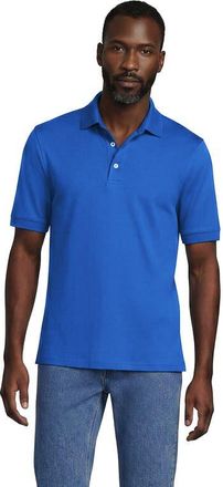 Lands End Short Sleeve Cotton Supima Polo Shirt in Bright French Blue at Nordstrom, Size Xx-Large