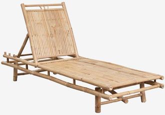 Sklum Pack De 2 Tumbonas En Bamb&uacute; Gossy Sklum