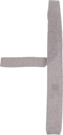 HUGO BOSS Wol Gebreide Das - Heren - Stropdassen - Beige - ONE Size - Wol - Accessoires