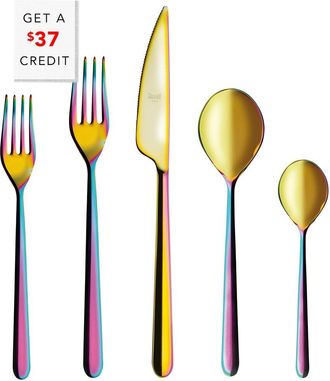 Mepra Rainbow 5Pc Flatware Set With $37 Credit