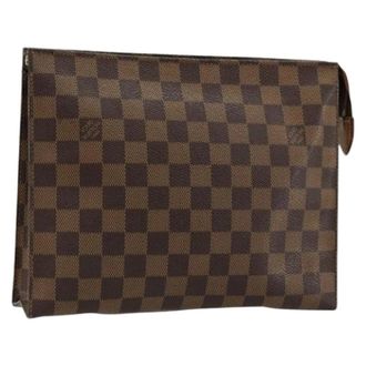 Louis Vuitton Pre-owned Clutches, female, Brown, Size: ONE SIZE Pre-owned Pouch