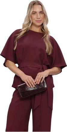Mos Mosh MOS Mosh, Dames, Blouses & Shirts, Rood, Maat: XL Leer