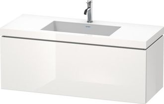 Duravit Duravit - Lavabo Para Muebles L-cube C-bonded Con Base, Colgante