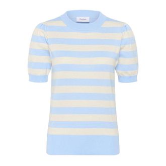 Saint Tropez MilaSZ Pullover - - Knitwear - Donna - Blu - S