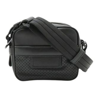 Bottega Veneta Pre-owned Cross Body Bags, male, Black, Size: ONE SIZE Pre-owned Leggero Leather Shoulder Bag