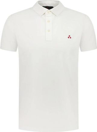 Peuterey T-shirt met korte mouwen en ronde hals - Heren - Polos - Wit - XL - Katoen - Tops