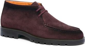 Santoni Suede Chukka Boot in Dark Red at Nordstrom, Size 11