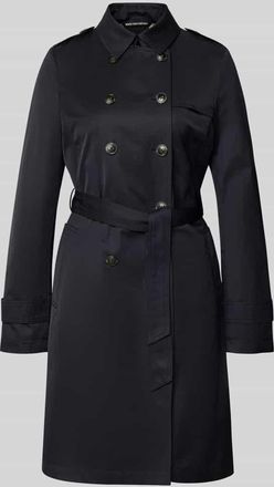 Fuchs Schmitt Regular Fit Mantel mit Umlegekragen in Marine, Gr&ouml;&szlig;e 34