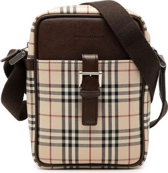 Burberry Pre-owned Burberry House Check Canvas Crossbody Ladies F1Y2ZHLTKJMB3YEL